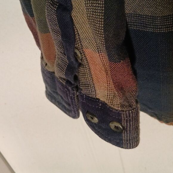 Carhartt Multicolor Plaid Hoodie RL12 - Picture 8 of 10